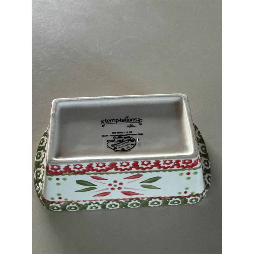 Temptations By Tara Christmas Holiday Gift 12oz Baking Mini Loaf Pan